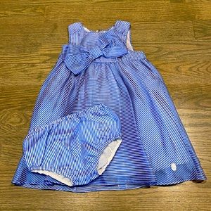 Baby Dior dress with shorts.  36m.